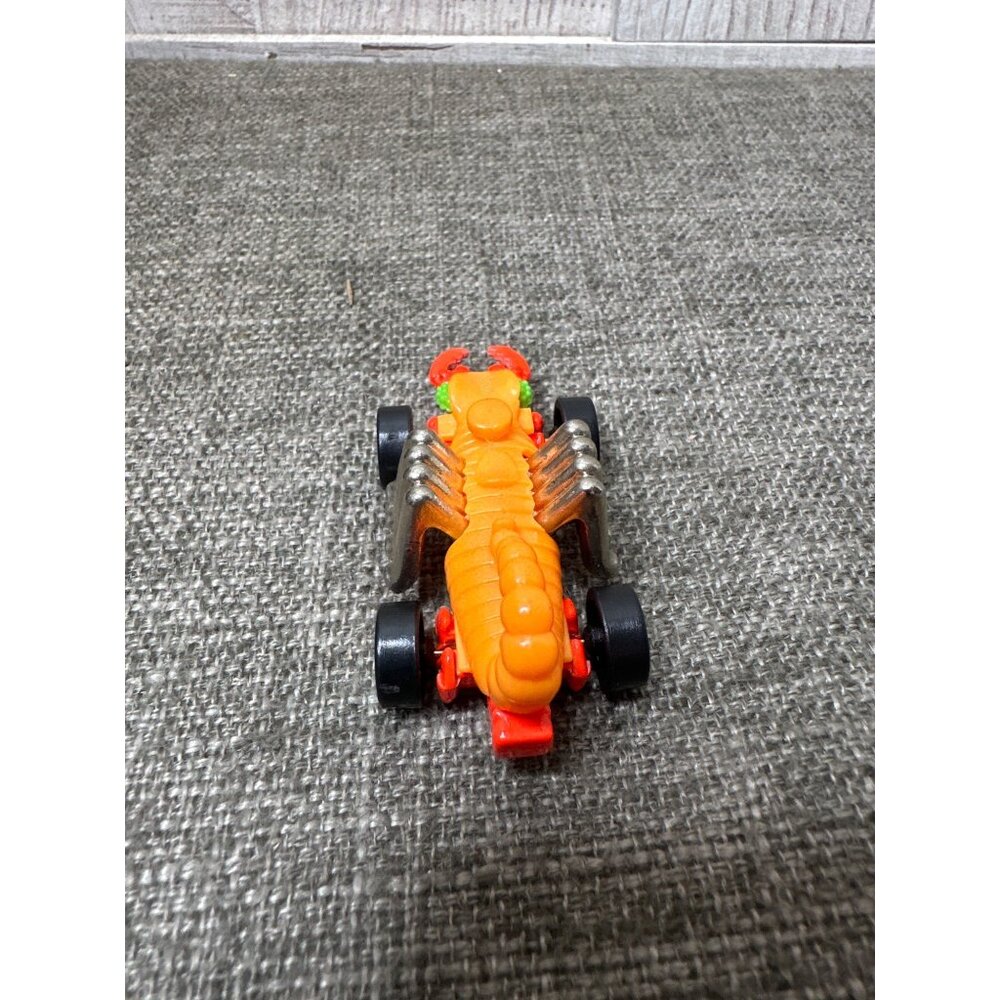 Vintage 1995 Hot Wheels Scorpion Car Toy Orange & Red Die-Cast Model - Picture 4 of 6